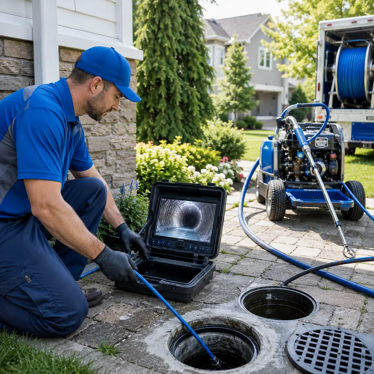 Outdoor drain cleaning professionals serving Warner, NH