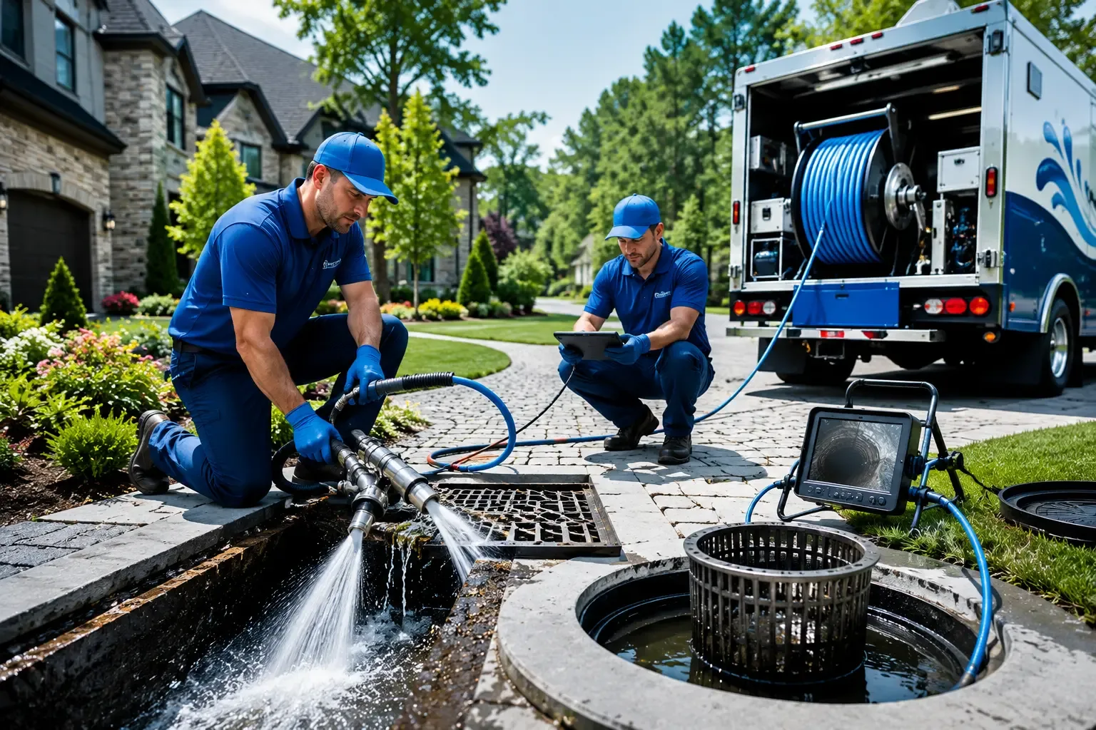 Local outdoor drain cleaning professionals in Warner, NH